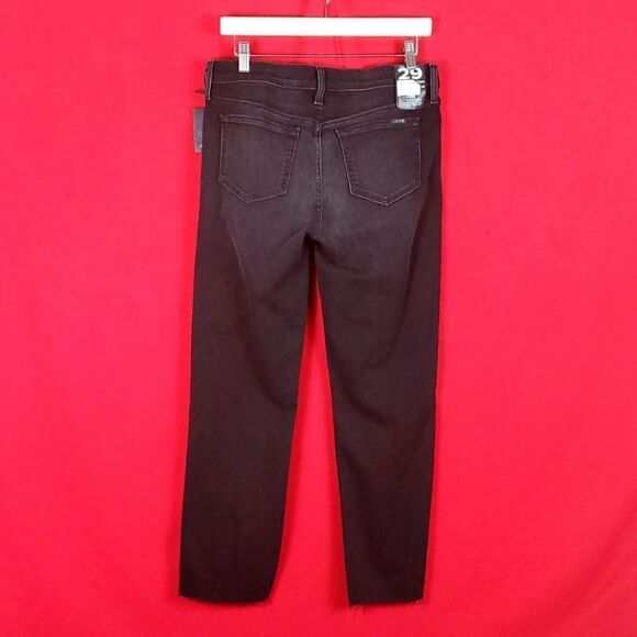 NEW JOE'S Mid Rise Ankle Straight Jeans Black Womens Size 29 - Picture 5 of 9